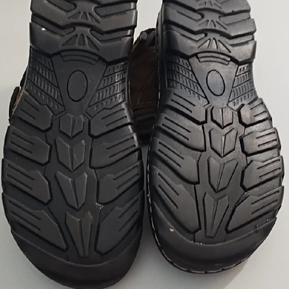 Brown Sandals with Adjustable 3 Velcro Straps